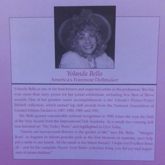 Vintage Ashton Drake Porcelain collector doll “Meagan Rose” - Picture 6 of 7